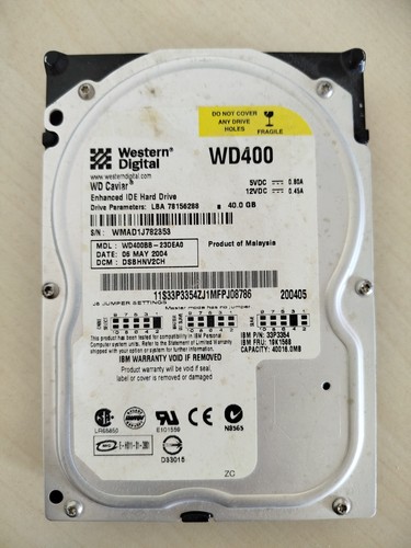 Hard disk 40gb ide - ide, pata