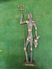 Statua in bronzo di Poseidone fatta a mano in Grecia