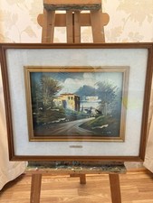 Dipinto olio con cornice