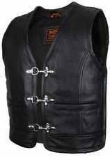 Gilet in pelle da motociclista