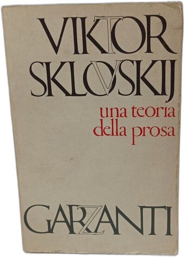 Una teoria della prosa - , |