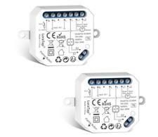 LoraTap Interruttore Tapparelle WiFi, 2pz Modulo Comando per Tapparelle Elettric