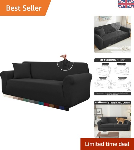 Elegante copridivano nero - copridivano,