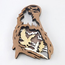  Decorazione intagliatura intagliato arte in legno aquila decorazione