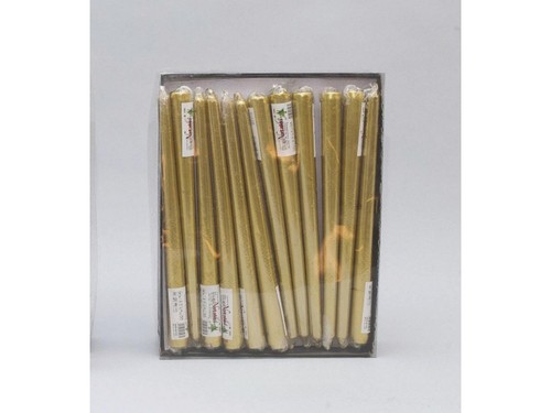 Candela liscia oro 25 - 25, pz
