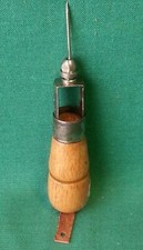 VECCHIO AGO LESINA PER CUOIO VINTAGE UTENSILE ARNESE CALZOLAIO CIABATTINO. RR42