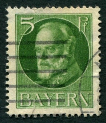Bavaria 1914 5pf verde - bavaria,