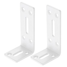 2 Pieces Metal L Brackets 80mm
