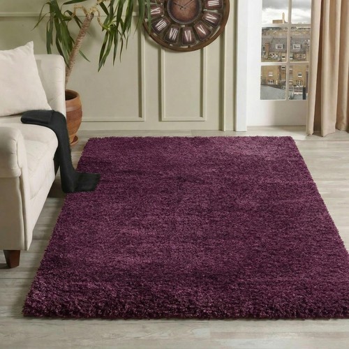 Tappeto shaggy moderno viola - moderno,