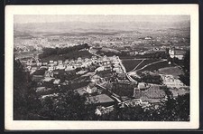 Cilli, veduta totale dall'avifauna, cartolina 