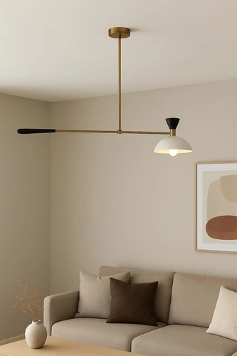 Stilnovo ottone lampadario - stilnovo,