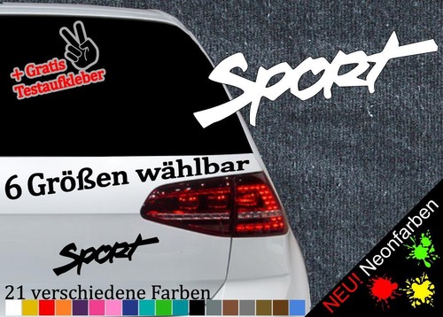 Adesivo scritta sportiva
