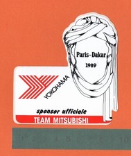 Adesivo Sticker Vintage Autocollant Aufkleber Yokohama Paris Dakar 1989