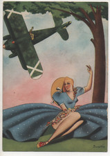 BURATTIN illustratore - REGIA AERONAUTICA MI ABBASSAI FINO A TERRA #21