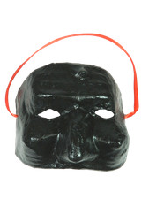 Maschera Pulcinella da Indossare in Cartapesta Cm 15x13h Souvenir Napoli