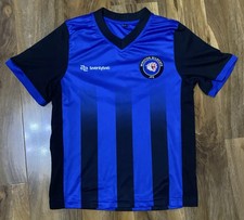 Twentytwo Whiston Wildcats t-shirt ragazzo blu medio nero a righe manica corta