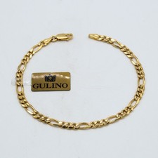 Bracciale uomo pieno in oro