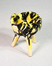 ⚜️ PORTACENERE FIRMATO VITTORIA MAZZOTTI VMA CERAMICA ALBISOLA VASO TRIPODE 1960