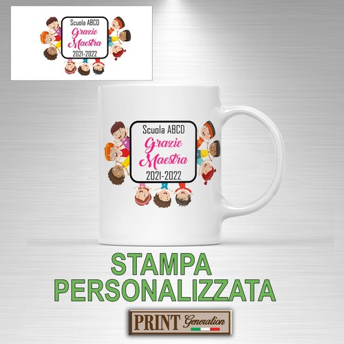 Tazza personalizzata grazie - tazza,