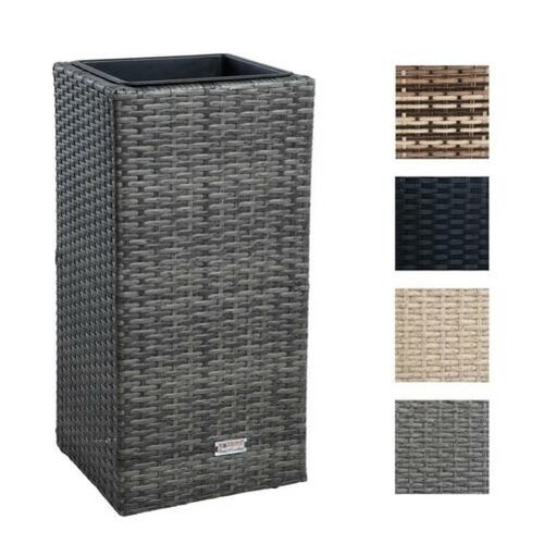 Vaso fiori polyrattan 60 - vaso, in