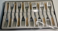 Set di 12 forchette da dessert