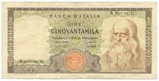50000 LIRE BANCA D'ITALIA