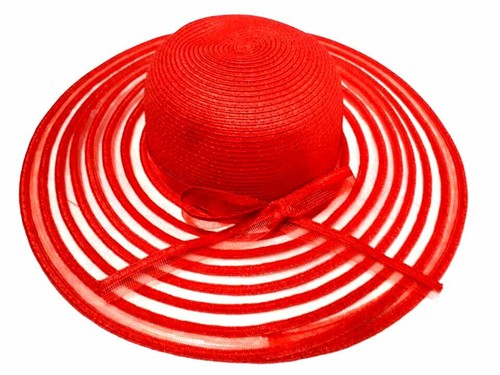 Cappello rosso elegante - cappello,