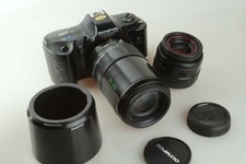 Olympus OM101+Zoom 70-210 mm 1:3,5-4,5 PF + Zoom 35-70mm 1:3,5-4,5 PF+ Manual Ad