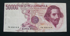 50000 lire 1984 Gian Lorenzo Bernini 1° tipo Repubblica Italiana  lettera A