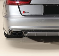 DIFFUSORE POSTERIORE S6 LOOK per AUDI A6 4G C7 (2015-2018) per Station e Berlina