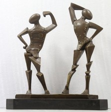 Scultura surrealista in bronzo