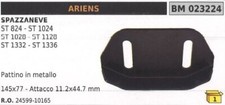 Piattino in metallo 145x77mm attacco 11,2x44,7mm spazzaneve ARIENS - MTD 