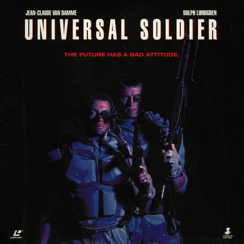 Universal soldier laserdisc - soldier, cc