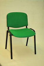 Sedia da Ufficio Fissa TESSUTO VERDE da Conferenza Sala Attesa Riunione Convegni