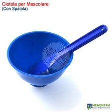 Ciotola di Miscelazione dell'impianto Spatola per Gesso Alginato Dentale Ciotole