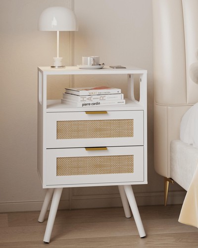 Comodino casale joonee rattan - comodino,