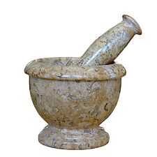 Mortaio con Pestello in Marmo