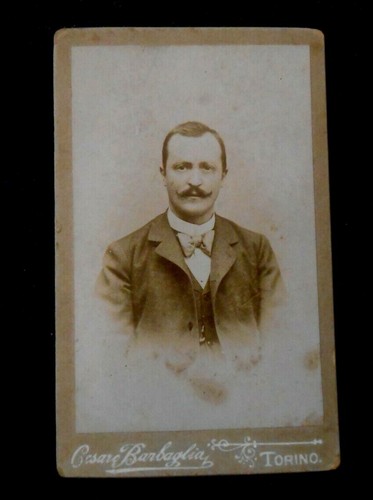 Antica foto cartonata fine - antica,