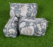 Borsa donna grigia floreale