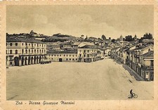 4773) BRA' (CUNEO), PIAZZA MAZZINI CAFFE' RISTORANTE BUOI ROSSI, BICICLETTA