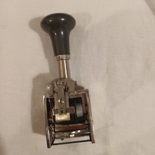 Timbro Numeratore Universale Sei Cifre 432. NEW OLD STOCK FONDO MAGAZZINO 