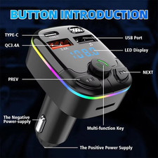Trasmettitore FM Bluetooth 5.0