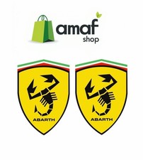 Adesivi ABARTH stile scudetto