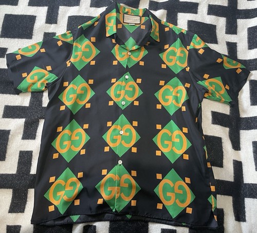 Gucci monogram camicia da - monogram,
