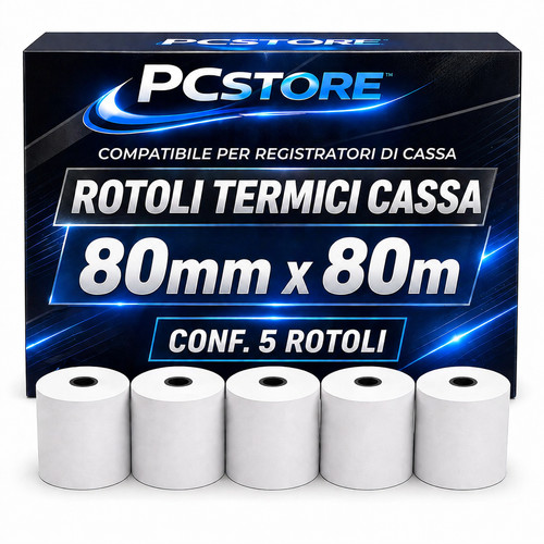 Rotoli termici 80x80 - rotoli,