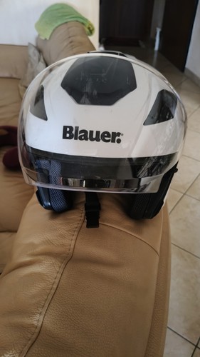 Casco moto jet doppia - casco, visiera