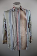 BROOKSFIELD CAMICIA UOMO COTONE TG. XS/16  MAN CASUAL VINTAGE SHIRT ITALY COTTON