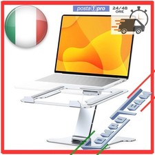 Supporto notebook alluminio