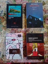 Lotto 4 libri NOIR - Carlo Lucarelli MISTERI D'ITALIA IL BACO DA SETA IN OFFERTA