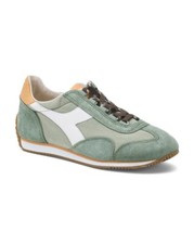 NUOVO Diadora Equipe H Canvas Stone Wash Tè Verde Scarpe da ginnastica da uomo